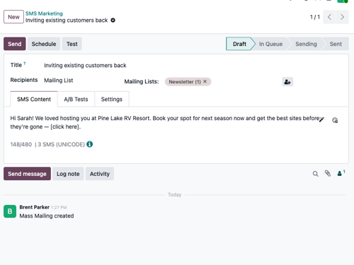 Marketing Tools Dashboard